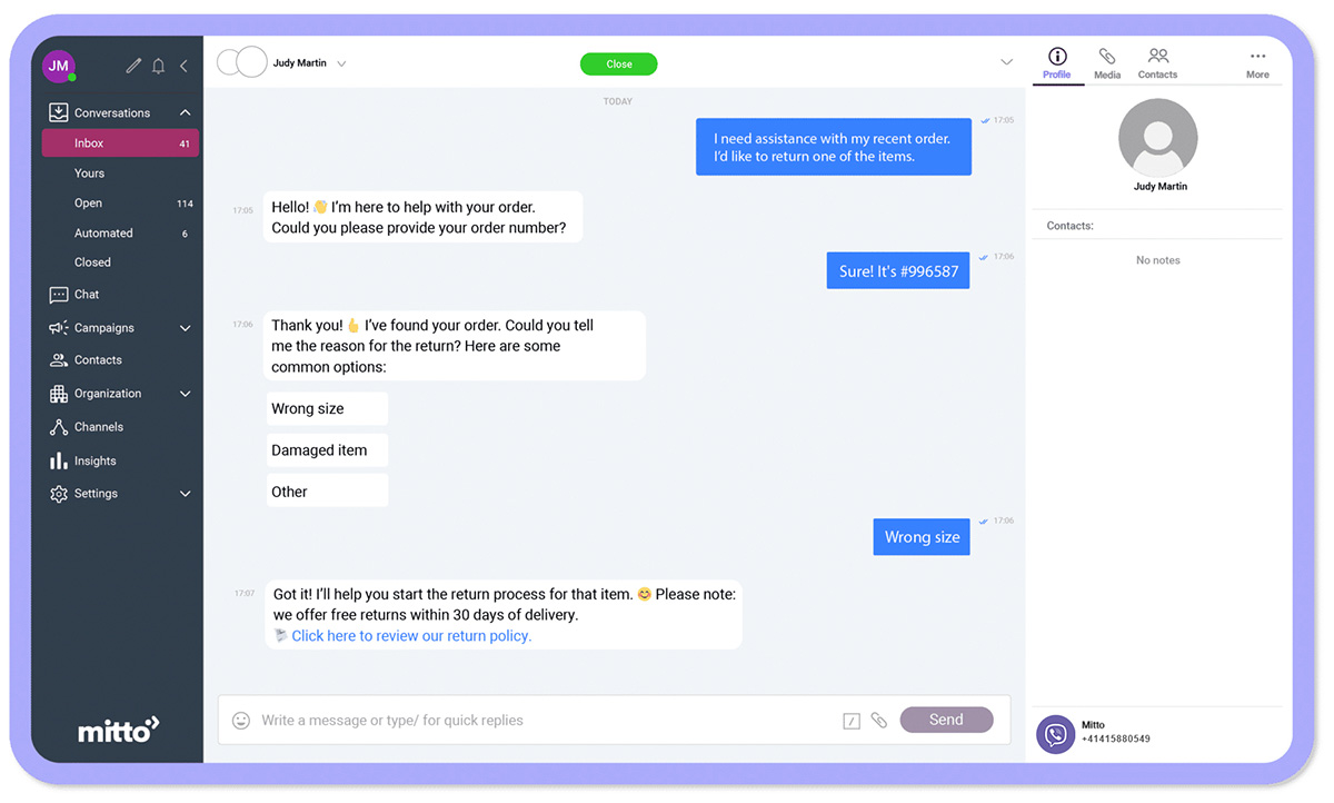 conversations Viber