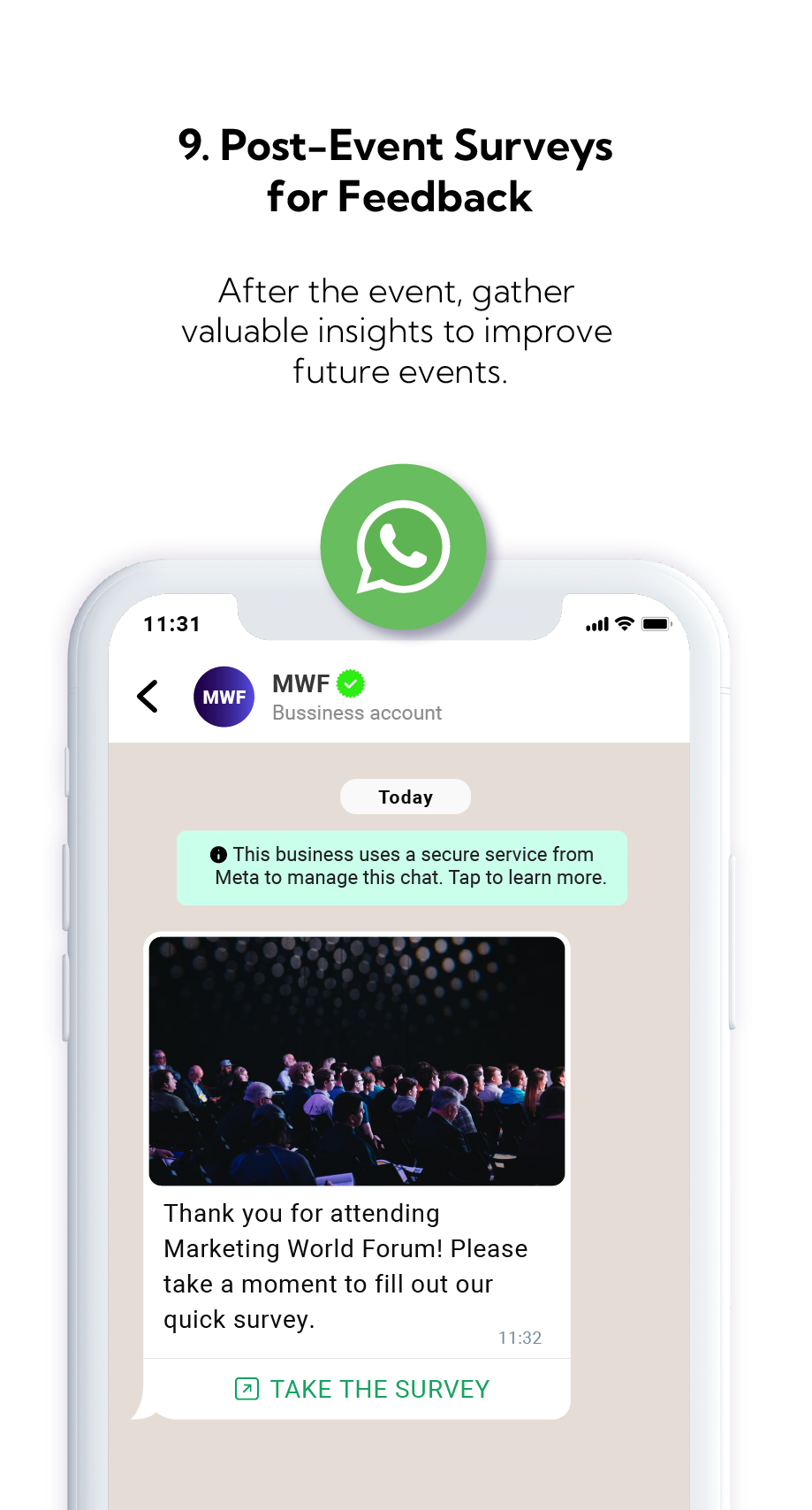 whatsapp event