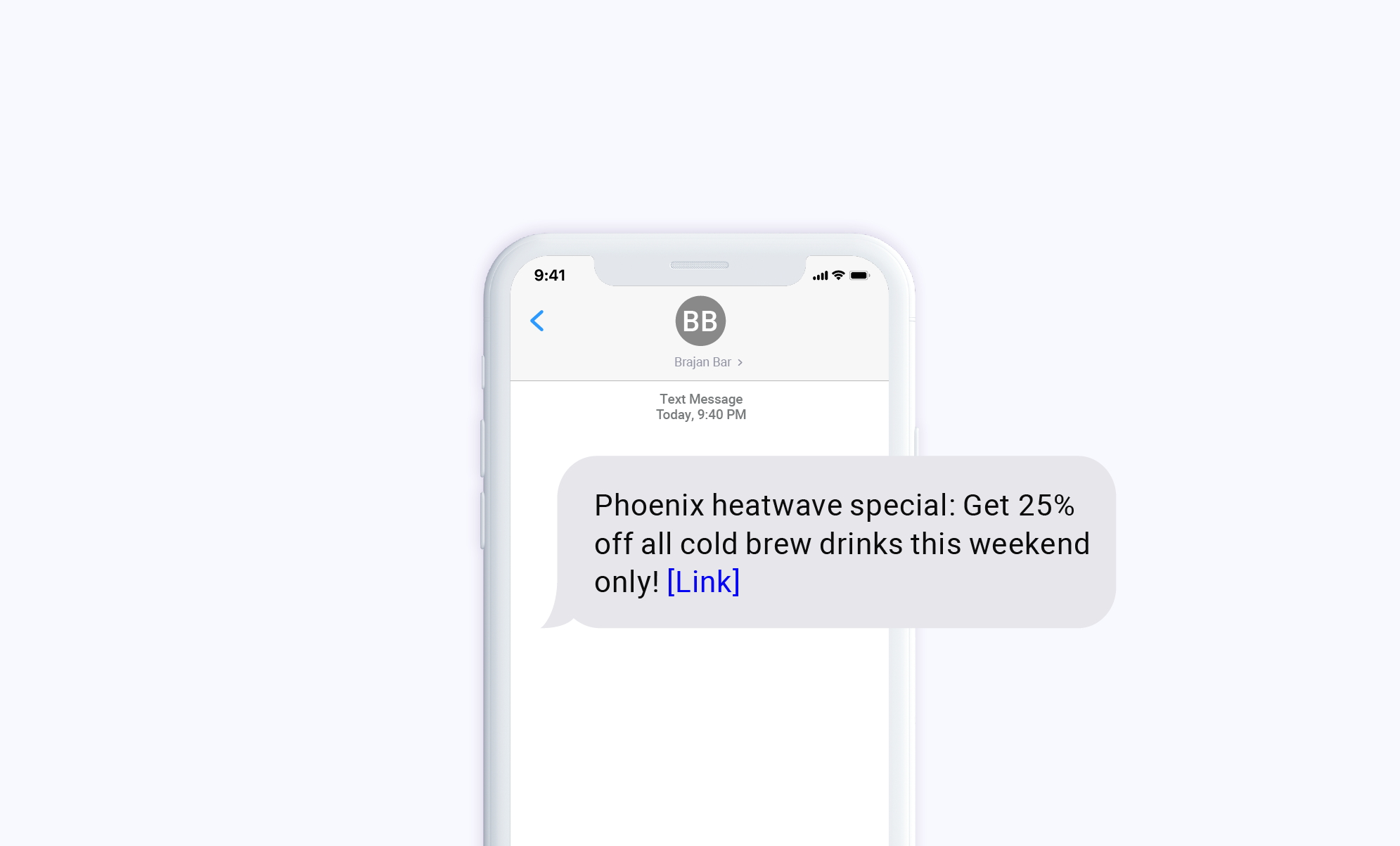 bar SMS