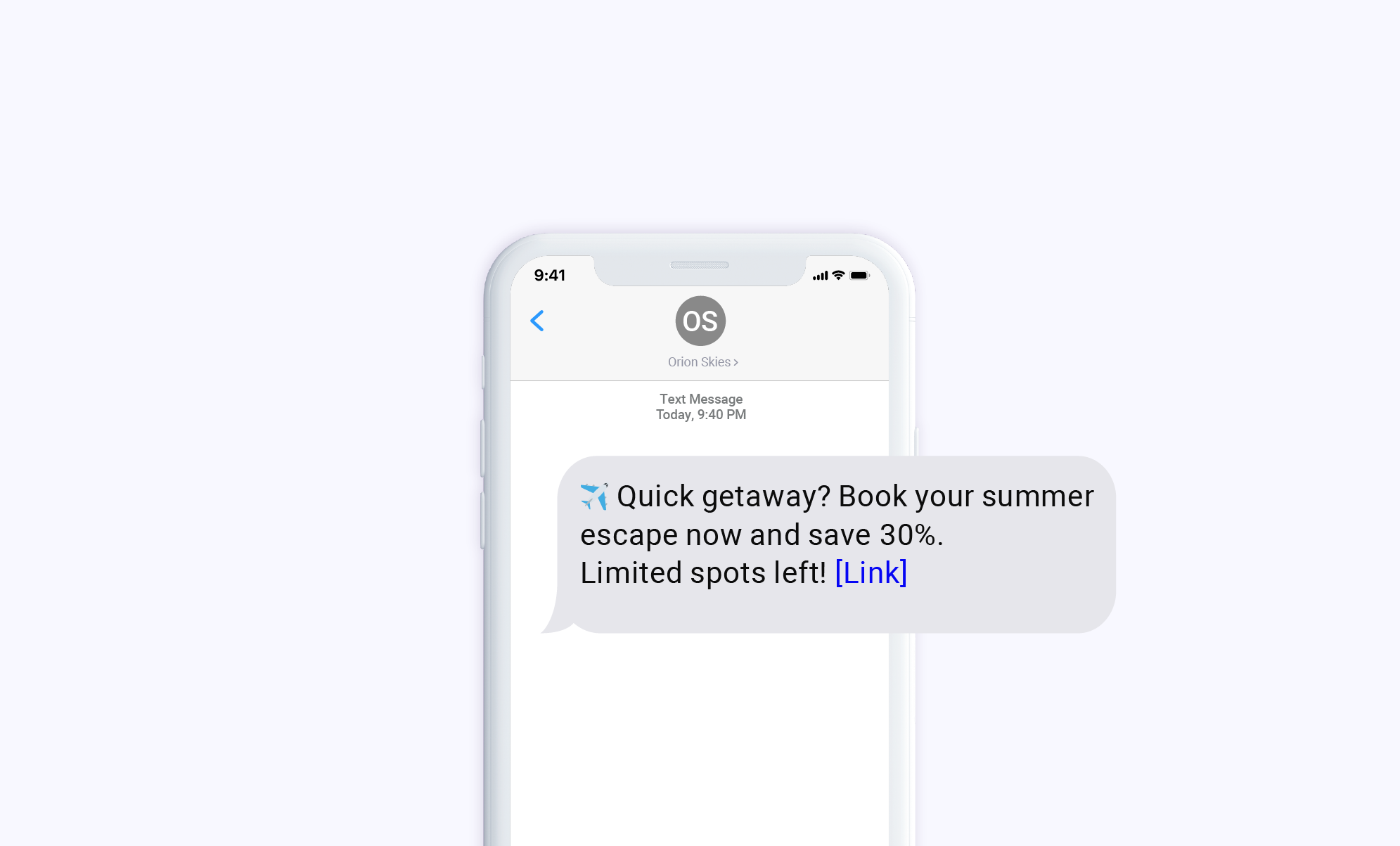 travel SMS